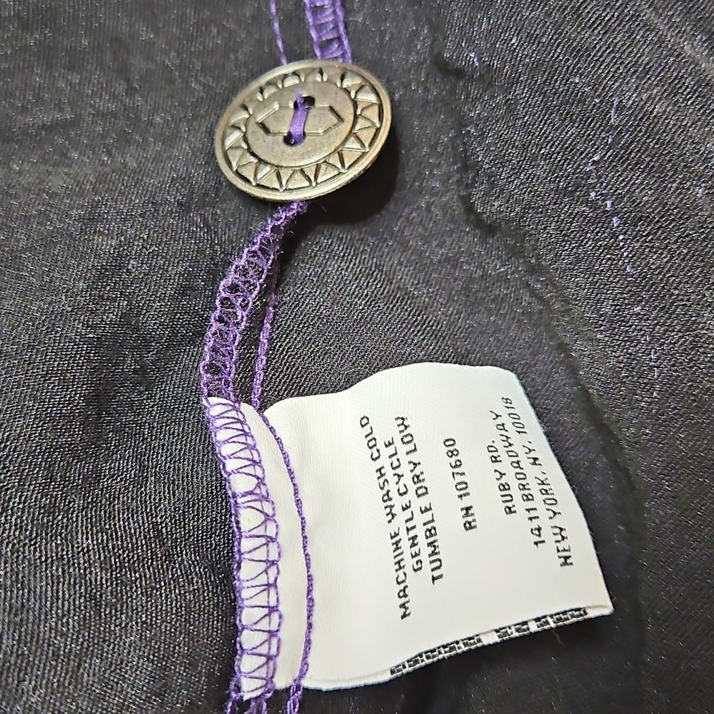 Ruby Rd Purple Women's Lightweight Jacket Size 18 - image 7